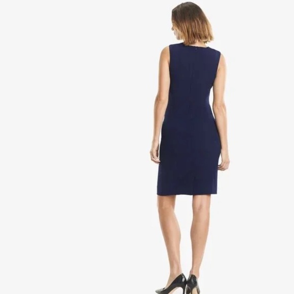 MM Lafleur the Shirley Dress in Deep Indigo - Picture 2 of 6